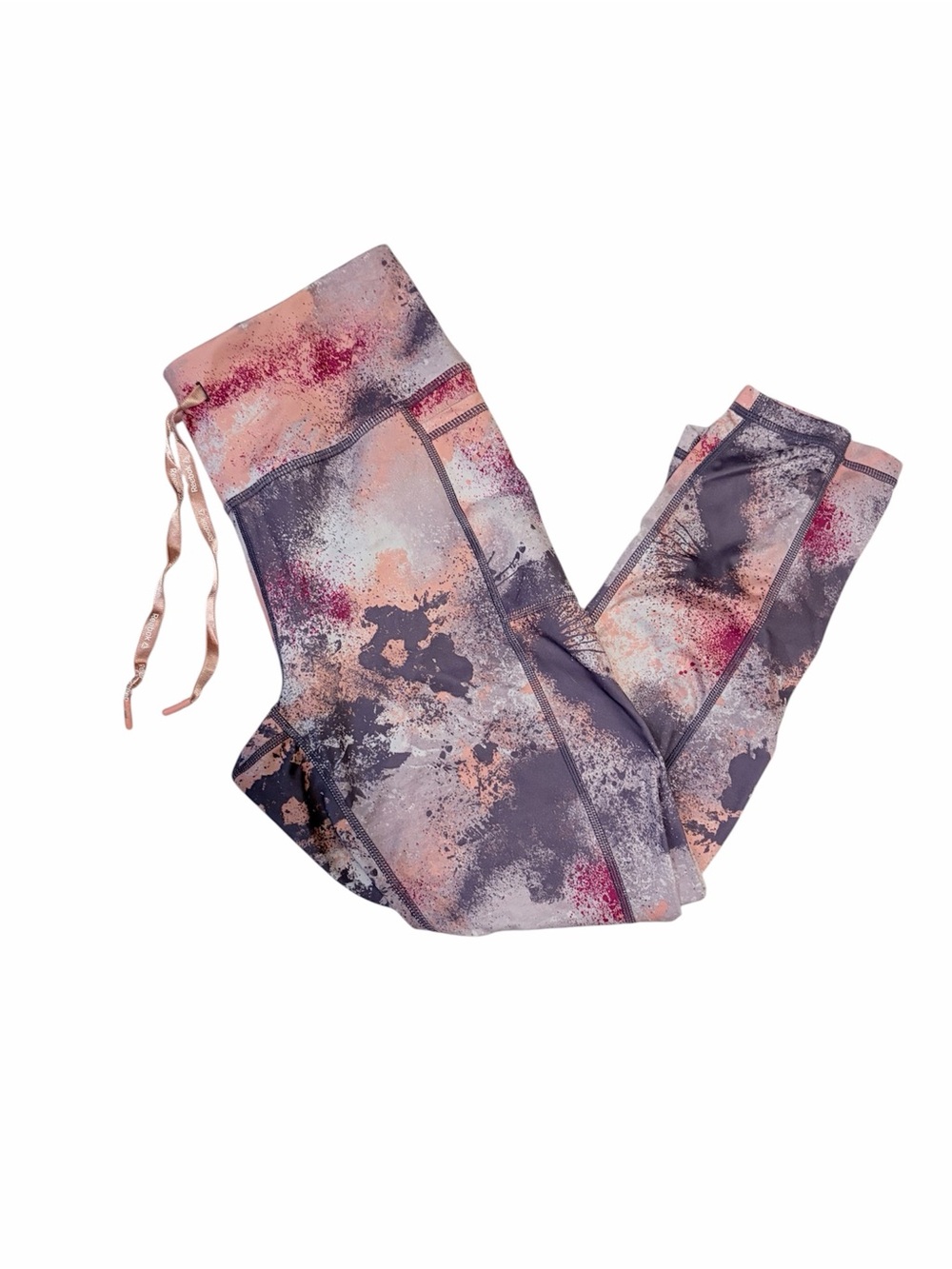 Reebok medium splatter athletic leggings